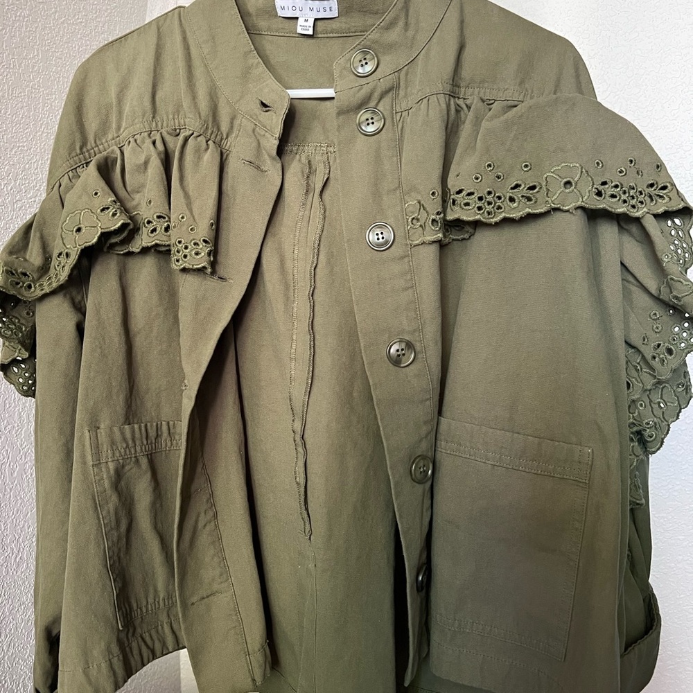 Vici Isabel Ruffle Jacket - image 1